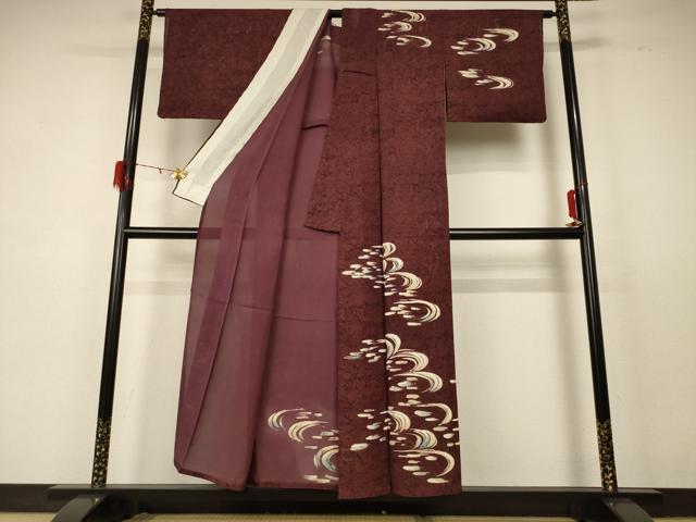 平和屋着物＊夏物 訪問着 絽 流水文 正絹 逸品 AABD6611jd