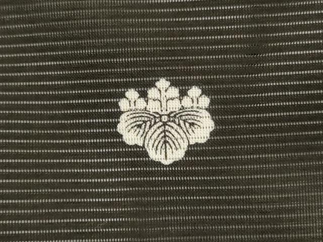 平和屋着物＊夏物 黒留袖 絽 扇子花鳥文 金彩 洗える着物 AABD6617jd