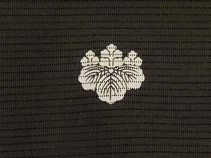 平和屋着物＊夏物 黒留袖 絽 扇子鼓文 金彩 洗える着物 AABD6620jd