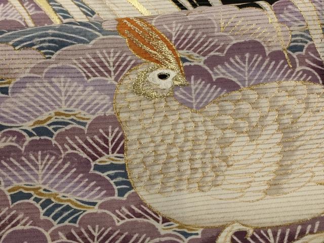 平和屋着物＊夏物　黒留袖　絽　刺繍　飛鳥文　金彩　洗える着物　AABD6623jd