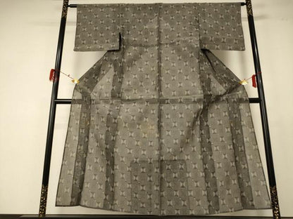平和屋着物＊夏物 本場琉球絣 夏琉球 正絹 逸品 AABD6625jd