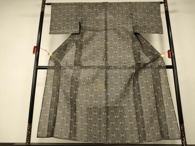 平和屋着物＊夏物 本場琉球絣 夏琉球 正絹 逸品 AABD6625jd