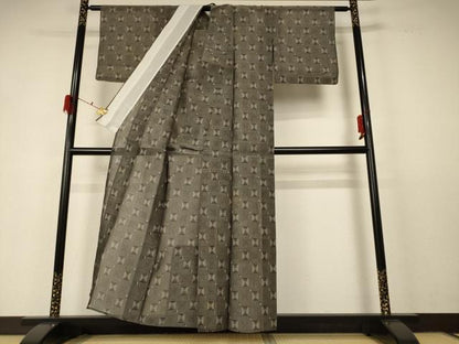 平和屋着物＊夏物 本場琉球絣 夏琉球 正絹 逸品 AABD6625jd