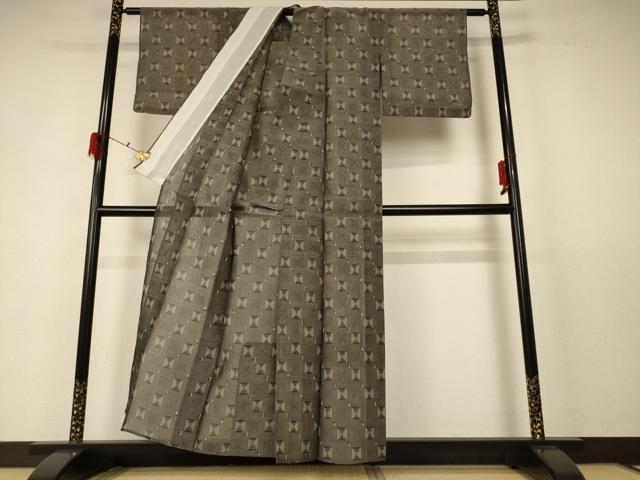 平和屋着物＊夏物 本場琉球絣 夏琉球 正絹 逸品 AABD6625jd