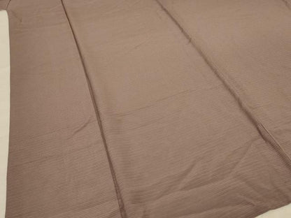 平和屋着物＊夏物 色無地 絽 銀煤竹色 正絹 逸品 AABD6627jd