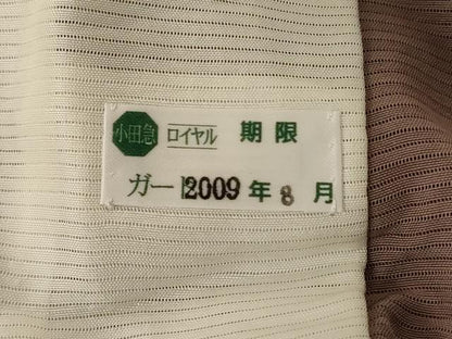平和屋着物＊夏物 色無地 絽 銀煤竹色 正絹 逸品 AABD6627jd