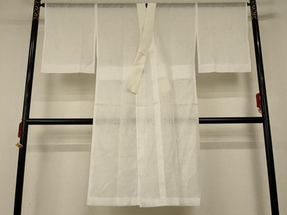平和屋着物＊夏物 長襦袢 萩紋紗 白色 洗える着物 AABD6628jd