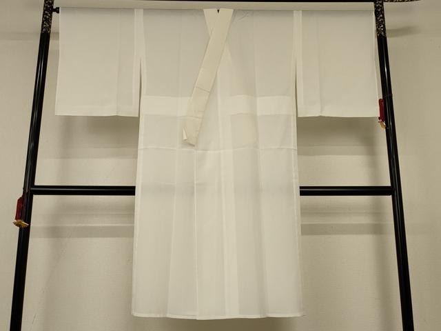 平和屋着物＊夏物 長襦袢 絽 白色 洗える着物 AABD6629jd