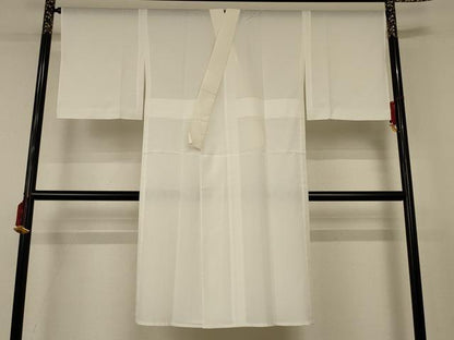 平和屋着物＊夏物 長襦袢 絽 白色 洗える着物 AABD6629jd