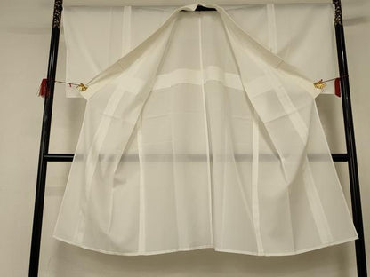 平和屋着物＊夏物 長襦袢 絽 白色 洗える着物 AABD6629jd