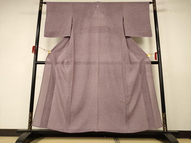 平和屋着物＊夏物 小紋 絽 霞文 大丸扱い 正絹 逸品 AABD6632jd