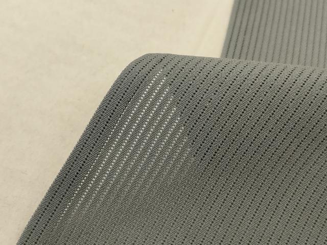 平和屋着物＊夏物　色無地　縦絽　豆がら茶色　正絹　逸品　AABD6639jd