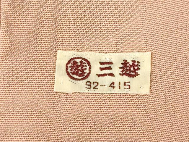 平和屋着物●創業460年・千總　訪問着　駒刺繍　松竹梅　金彩　三越扱い　正絹　逸品　AABD6656ck