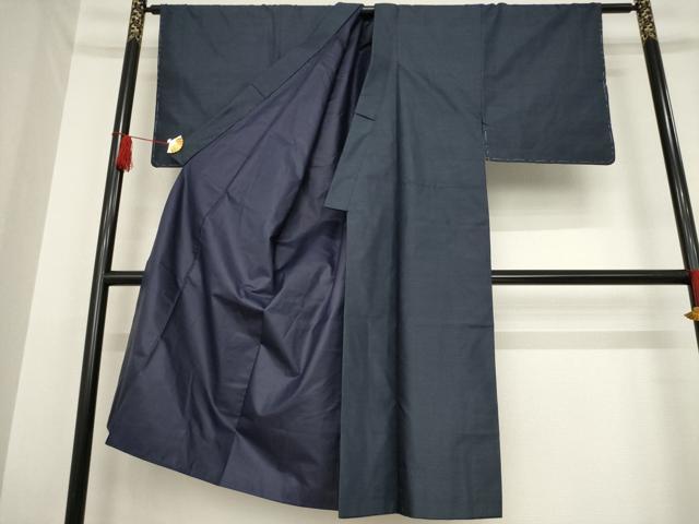 平和屋着物●男性　紬　亀甲絣　正絹　逸品　AABD6672ck