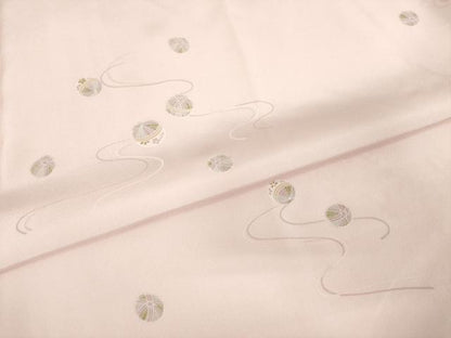 平和屋着物●長襦袢 袷 毬 正絹 逸品 AABD6701ck