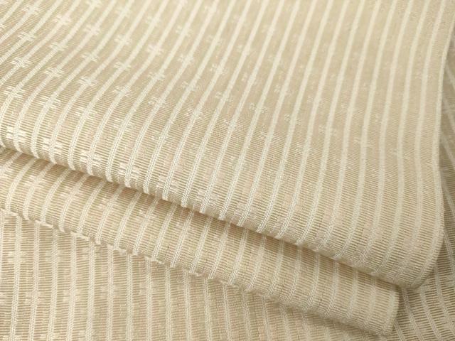 平和屋着物●お召 縞 正絹 逸品 AABD6716ck
