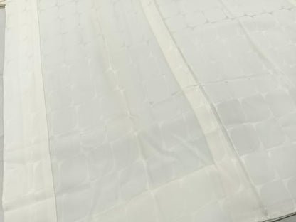 平和屋着物■長襦袢　無双仕立て　木の葉地紋　正絹　逸品　AABD6755uw