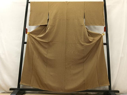 平和屋着物■上質な小紋　間道　正絹　逸品　AABD6789uw