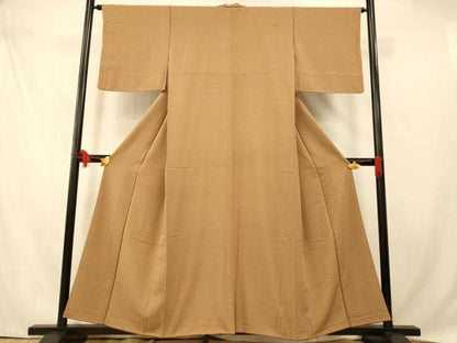 平和屋着物■上質な小紋　菱文　正絹　逸品　AABD6888fw