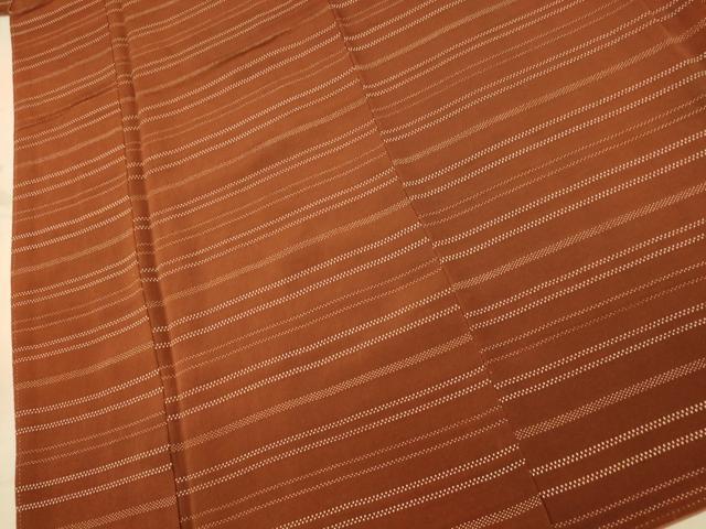 平和屋着物■上質な小紋　間道　三越扱い　正絹　逸品　AABD6918fw