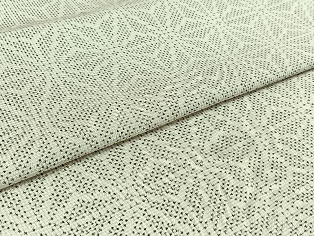 平和屋着物▽本場大島紬 単衣 7マルキ 麻の葉文様 正絹 逸品 AABD6961jh