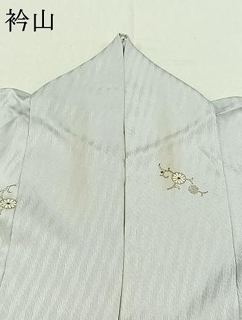 平和屋着物▽上質な小紋 単衣 花唐草文 正絹 逸品 AABD6966jh