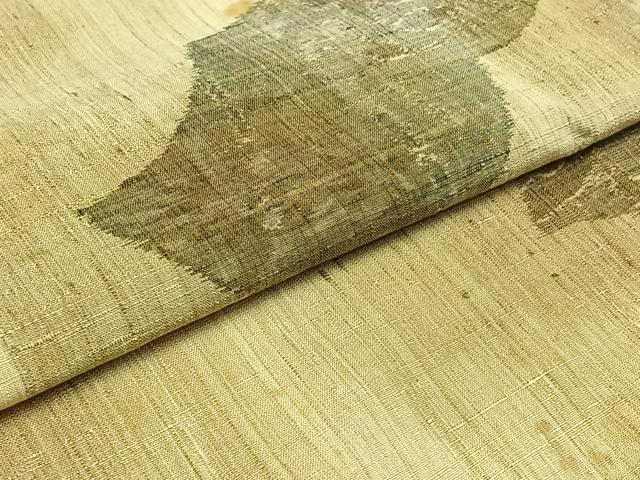 平和屋着物▽上質な紬 単衣 青海波 正絹 逸品 AABD6970jh