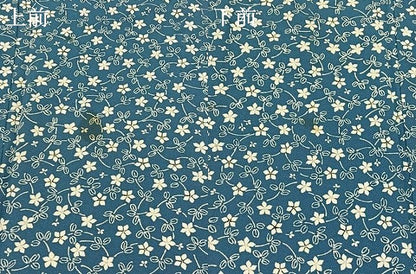 平和屋着物▽上質な小紋 単衣 草花文 正絹 逸品 AABD6997jh