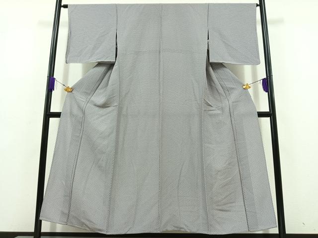 平和屋着物▽上質な小紋 単衣 花尽くし文 正絹 逸品 AABD6998jh