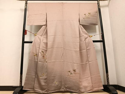 平和屋着物●訪問着 螺鈿 銀杏 暈し染め 金彩 鈴乃屋扱い 正絹 逸品 AABD7001ph