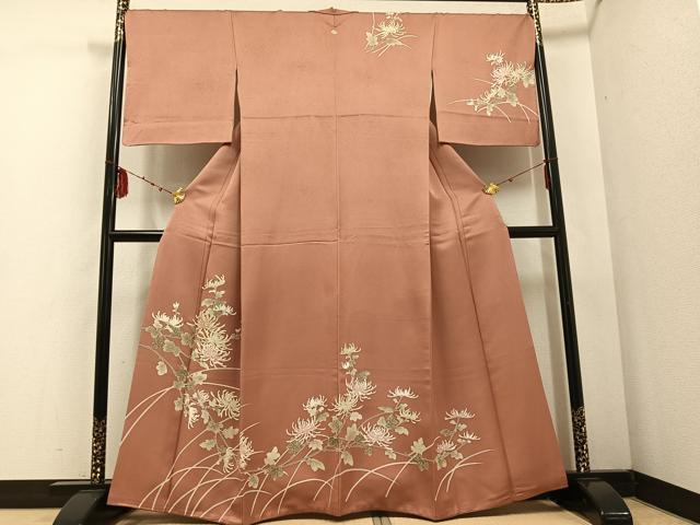 平和屋着物●訪問着 乱菊 金彩 正絹 逸品 AABD7002ph