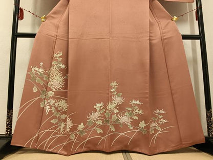 平和屋着物●訪問着 乱菊 金彩 正絹 逸品 AABD7002ph
