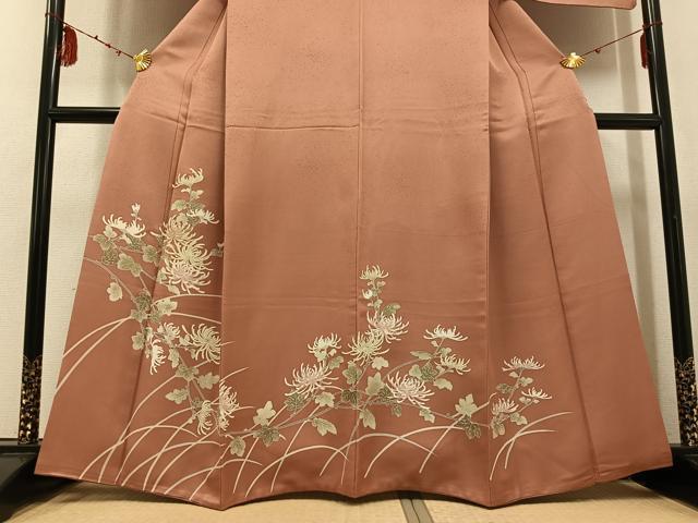 平和屋着物●訪問着 乱菊 金彩 正絹 逸品 AABD7002ph