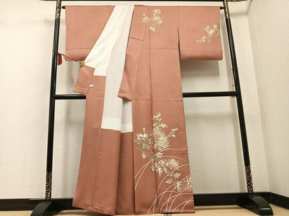 平和屋着物●訪問着 乱菊 金彩 正絹 逸品 AABD7002ph
