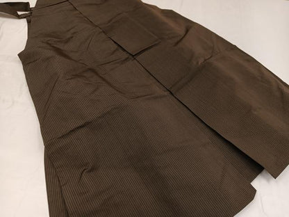 平和屋着物●男性 馬乗り袴 縞 正絹 逸品 AABD7015ph