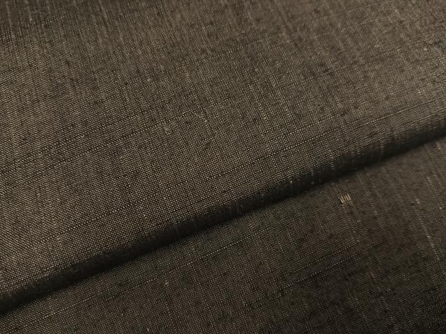 平和屋着物●男性　紬　アンサンブル　色無地　赤墨色　正絹　逸品　AABD7019ph