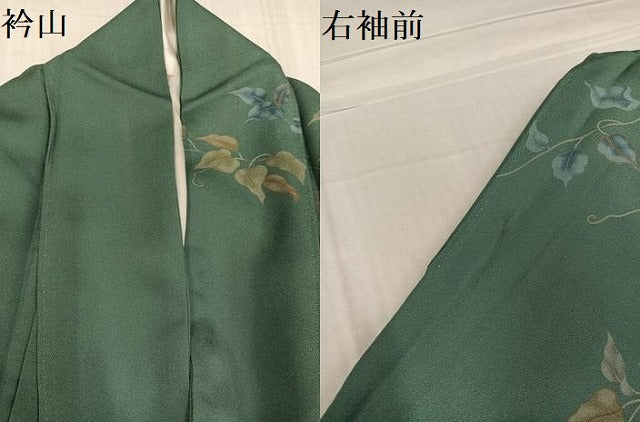 平和屋着物●訪問着　草木文　正絹　逸品　AABD7048ph