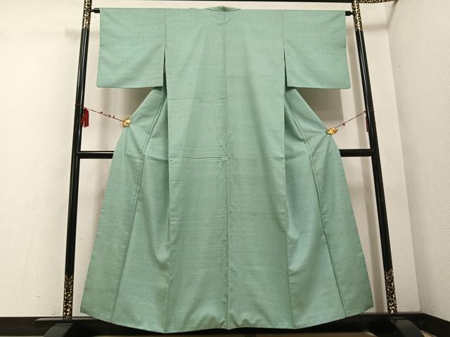 平和屋着物●上質な紬　霞文　正絹　逸品　AABD7077ph