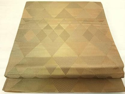 平和屋着物◎全通柄袋帯 幾何学文様 正絹 逸品 AABD7148yx