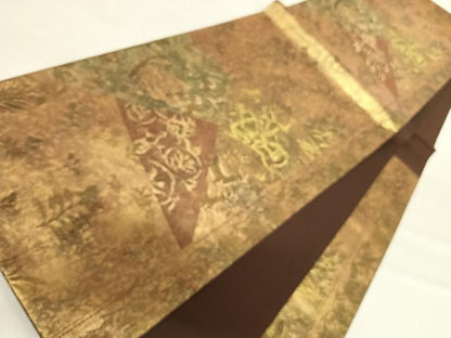 平和屋着物◎六通柄袋帯 狩猟花鳥文 金糸 引箔 正絹 逸品 AABD7149yx