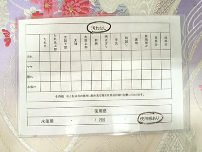 平和屋着物◎六通柄袋帯　唐織　流水花文　金銀糸　正絹　逸品　AABD7201yx