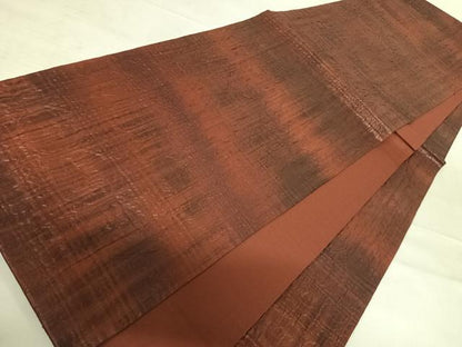 平和屋着物◎全通柄袋帯　ふくれ織　壁画文　正絹　逸品　AABD7208yx