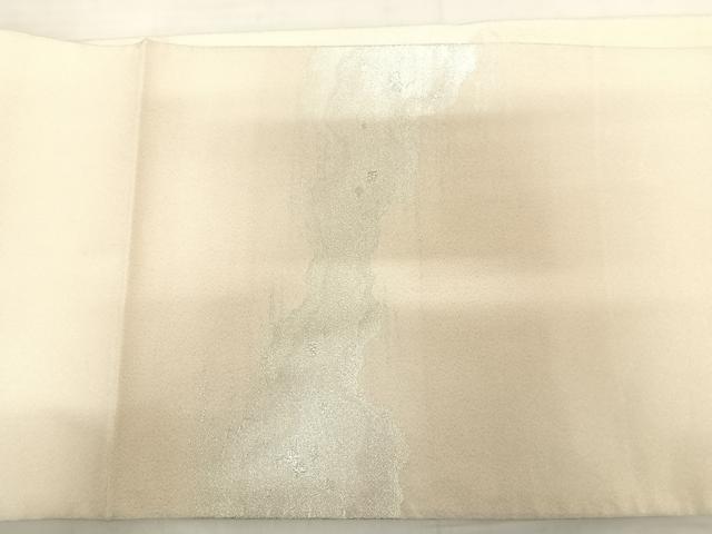 平和屋着物◎綴れ　太鼓柄袋帯　道長箔散らし　銀糸　正絹　逸品　AABD7224yx