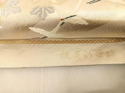 平和屋着物◎六通柄袋帯　唐織　統美彩華錦　光悦彩箔　正絹　逸品　AABD7272yx