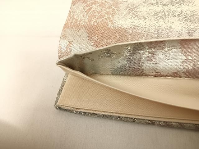 平和屋着物◎六通柄袋帯 大和東大寺 二重引箔 正絹 逸品 AABD7298yx