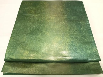 平和屋着物◎六通柄袋帯 霞文 引箔 正絹 逸品 AABD7331yx