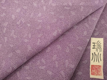 平和屋着物●江戸小紋　作家物　蔦草文　正絹　逸品　AABD7372ck