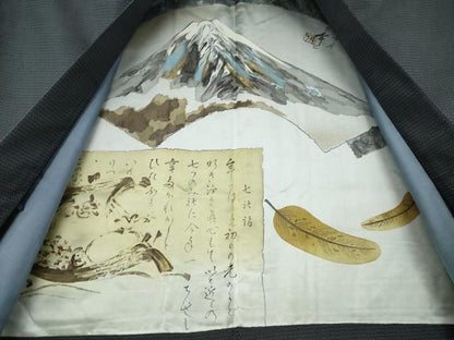 平和屋着物∞男性 本場大島紬 羽織 100亀甲 総詰め 正絹 逸品 AABD7398ck