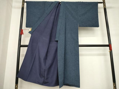 平和屋着物●男性 紬 霞文 正絹 逸品 AABD7403ck