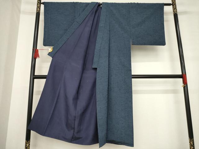 平和屋着物●男性 紬 霞文 正絹 逸品 AABD7403ck